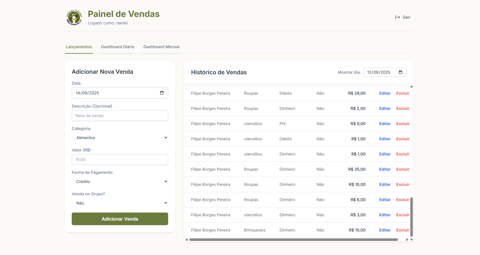 Preview 3 do projeto de Business Intelligence de Vendas